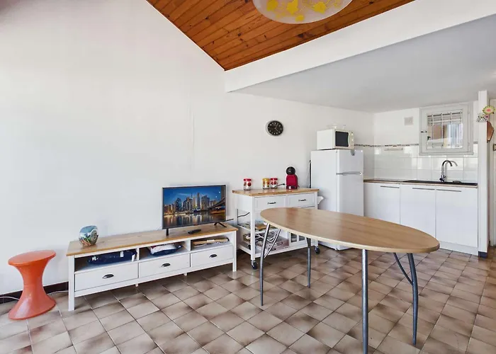 2 Pieces En Duplex, Proche Plage, Parking Prive - Fr-1-326-861 Apartmán